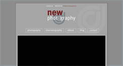 Desktop Screenshot of new-photography.com